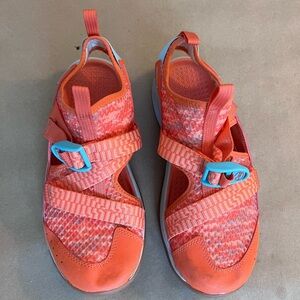 Chaco Womens Odyssey Sneaker Sandals Hiking Outdoor Orange JCH107776 Size 8